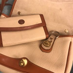COMBO Dooney & Bourke satchel w/ wallet &key fob
